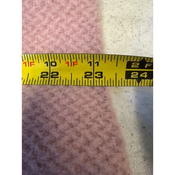 FENN WRIGHT MANSON Size 10 Angora WOOL BLEND PinkBLAZER JACKET Lined Textured - Picture 7 of 7